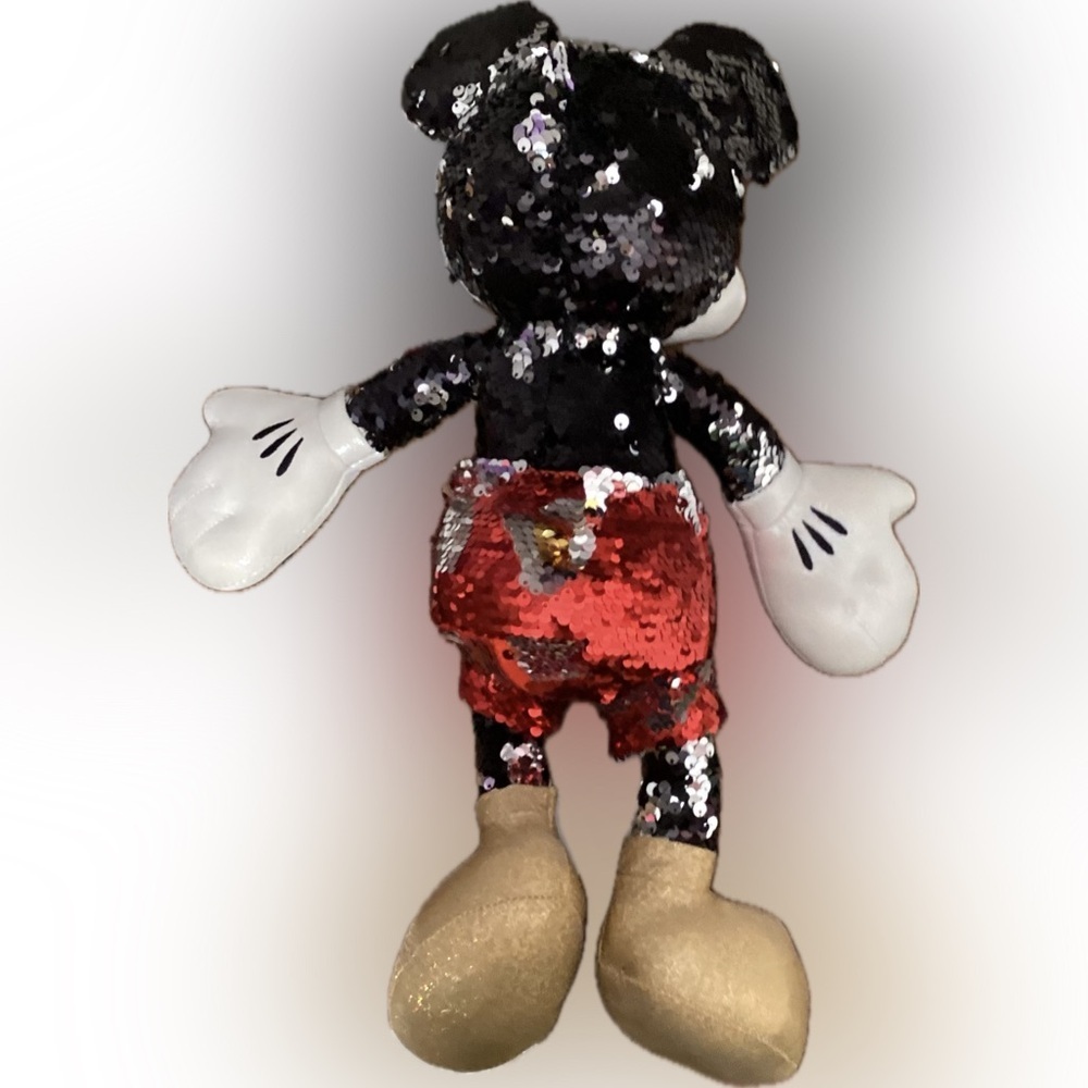 Disney’s Sequined Mickey Mouse Plushie NWT - Picture 3 of 3